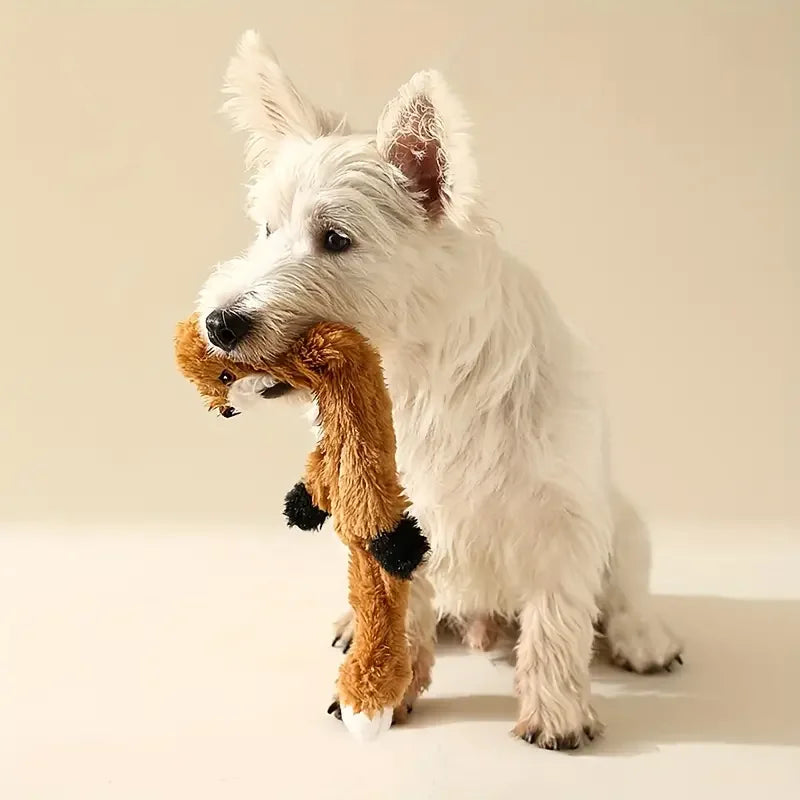 Plush Sounding Animal Chew Toy for Dogs