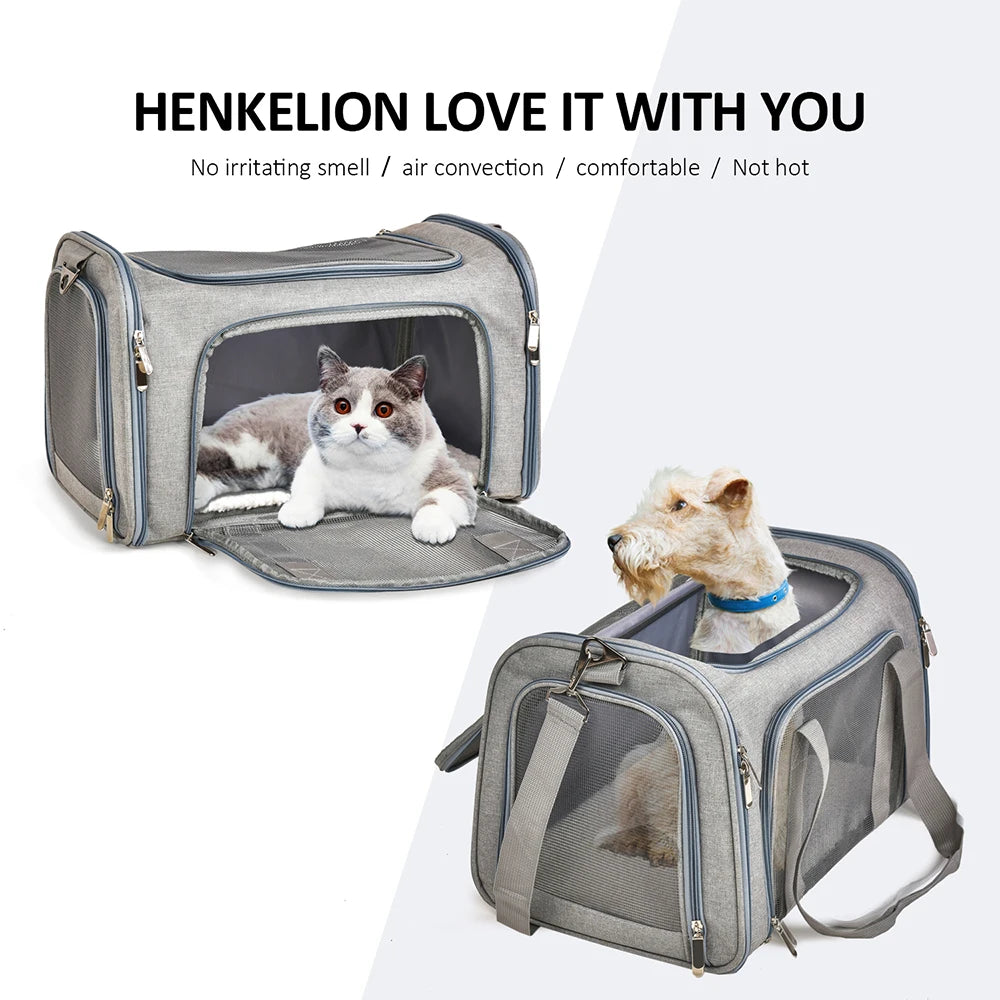 Airline Approved Soft Dog & Cat Carrier Backpack
