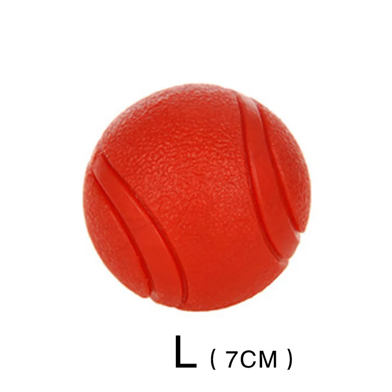 HOOPET Red Bite-Resistant Rubber Dog Ball