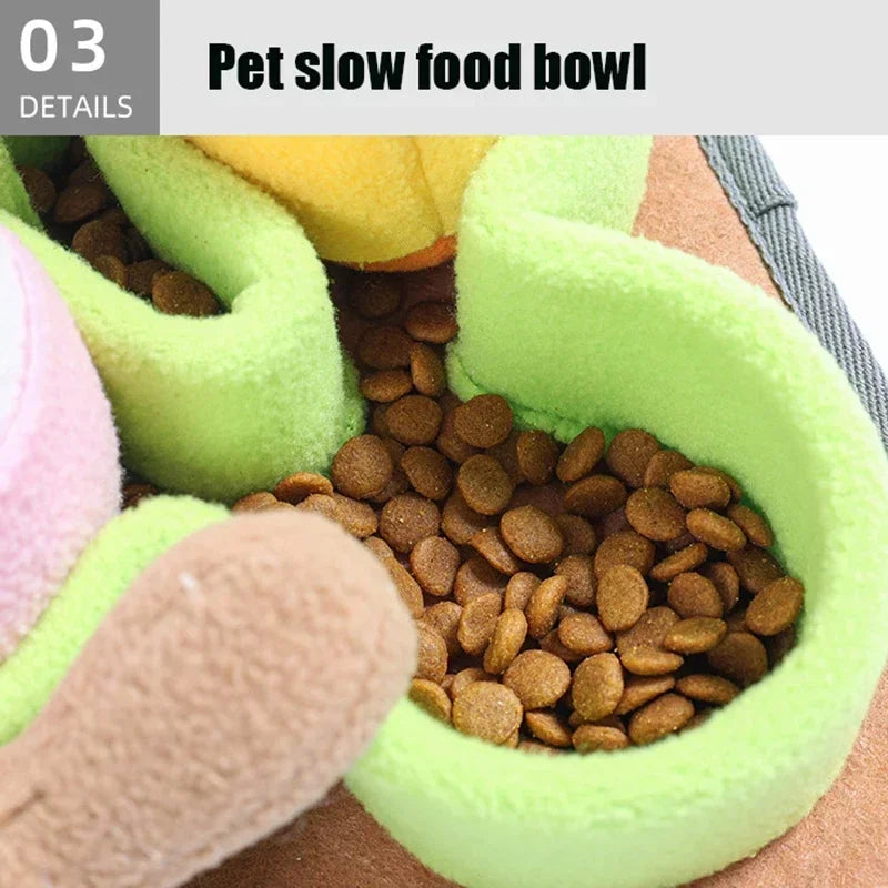 Interactive Puzzle Snuffle Toy for Dogs – Slow Feeder