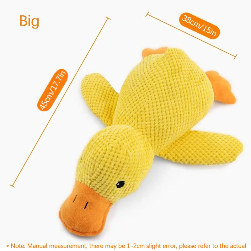 Booteely Plush Dog Toy – Bite-Resistant Duck with Sound