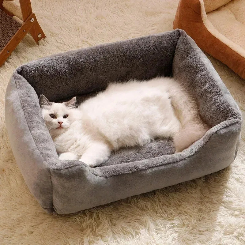 Cat & Dog Bed Cushion – Cozy Pet Basket