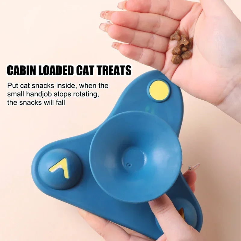 Rotating Flying Chair Interactive Cat Teaser Toy