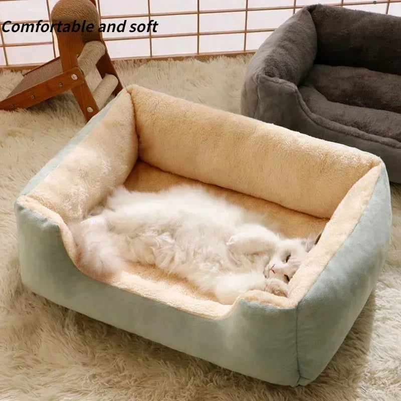 Cat & Dog Bed Cushion – Cozy Pet Basket