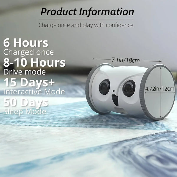 Interactive Pet Camera with Treat Dispenser – Mobile Controlled