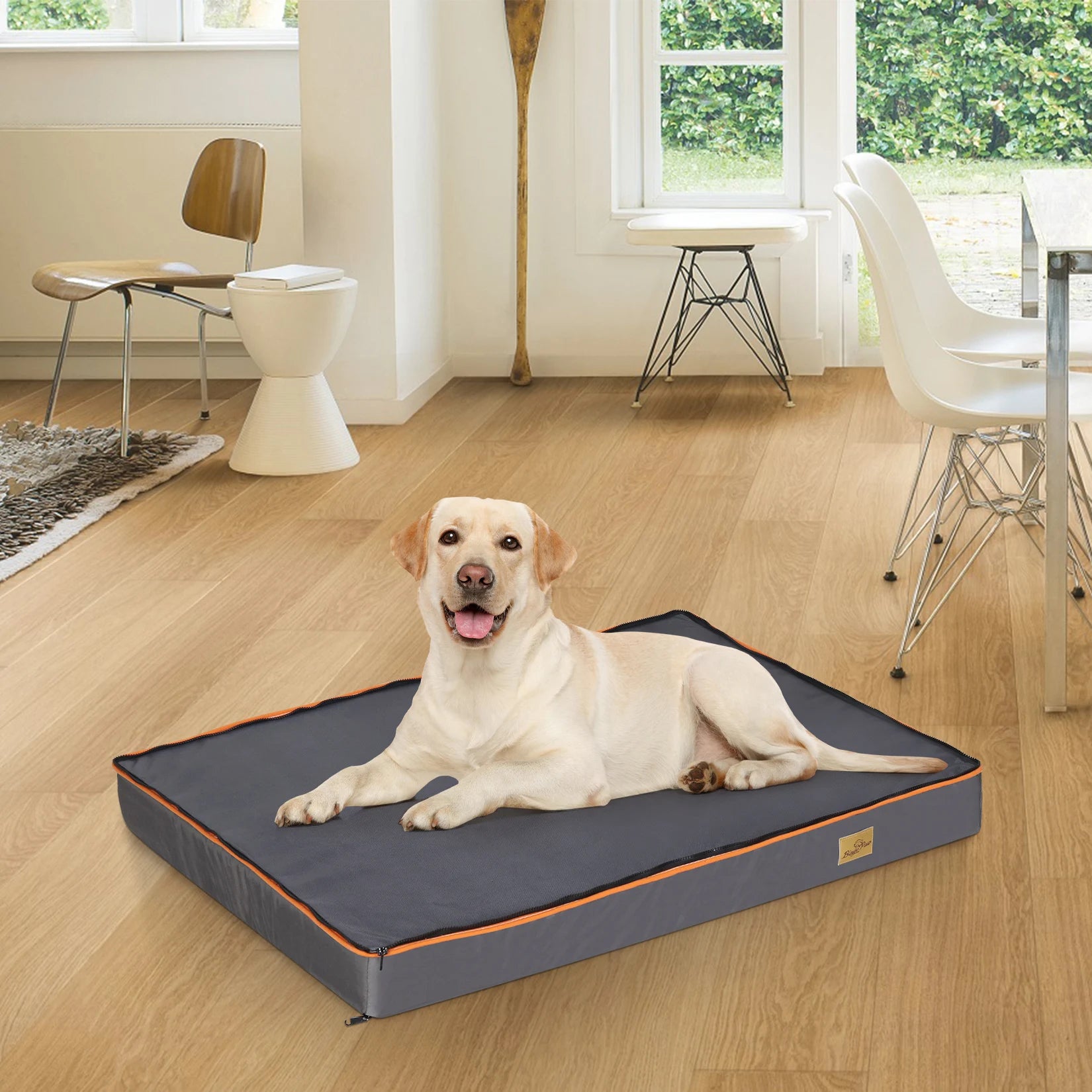 Orthopedic Large Padded Dog Bed with Washable Cover