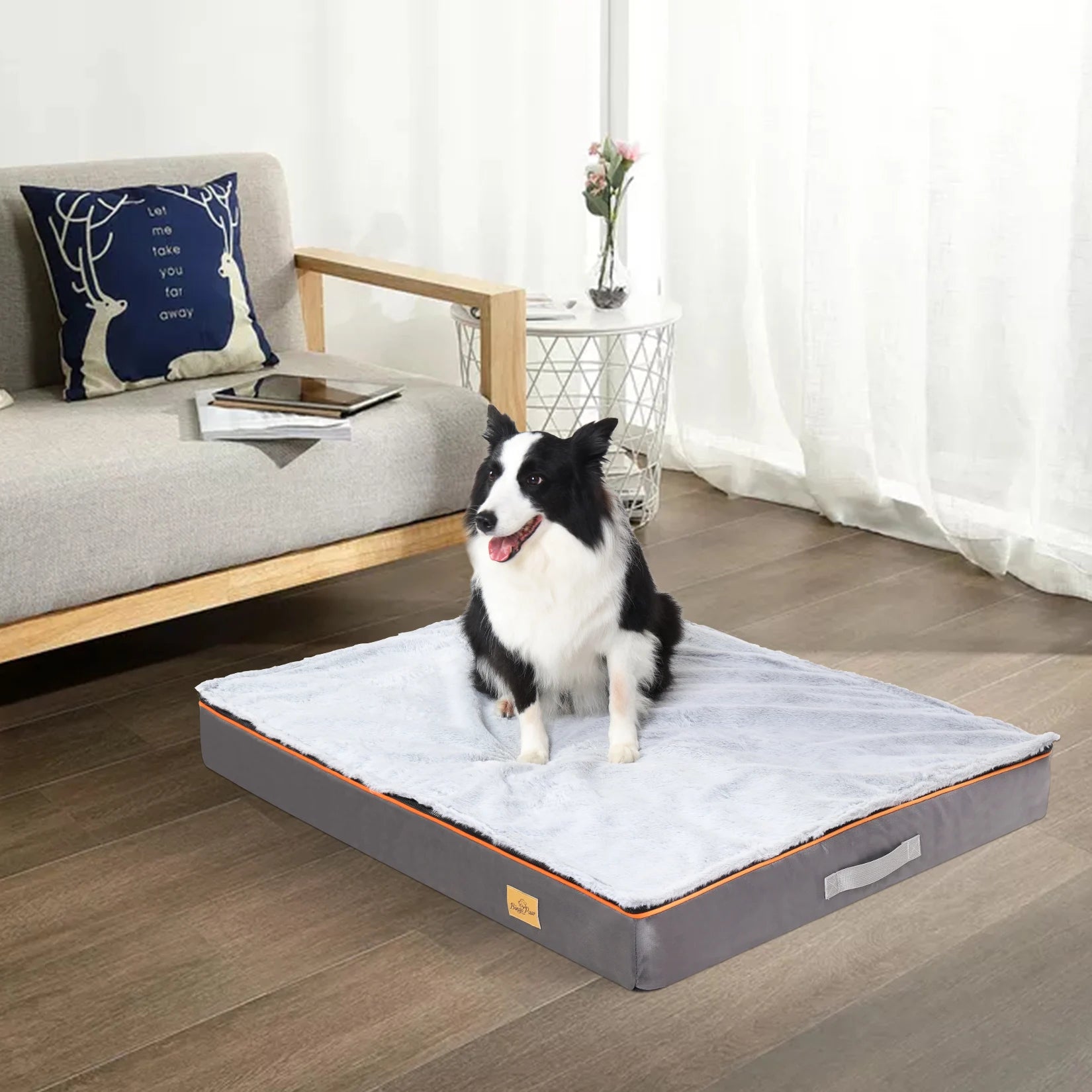 Orthopedic Large Padded Dog Bed with Washable Cover