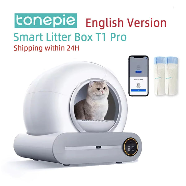 Automatic Smart Cat Litter Box Self Cleaning Fully Enclosed Pet Toilet Litter Tray
