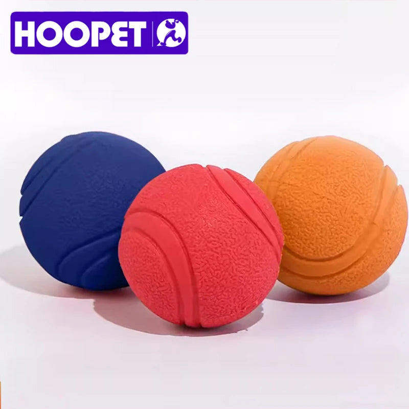 HOOPET Red Bite-Resistant Rubber Dog Ball