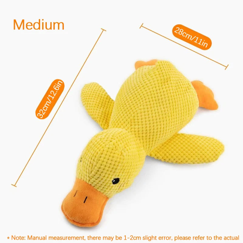 Booteely Plush Dog Toy – Bite-Resistant Duck with Sound