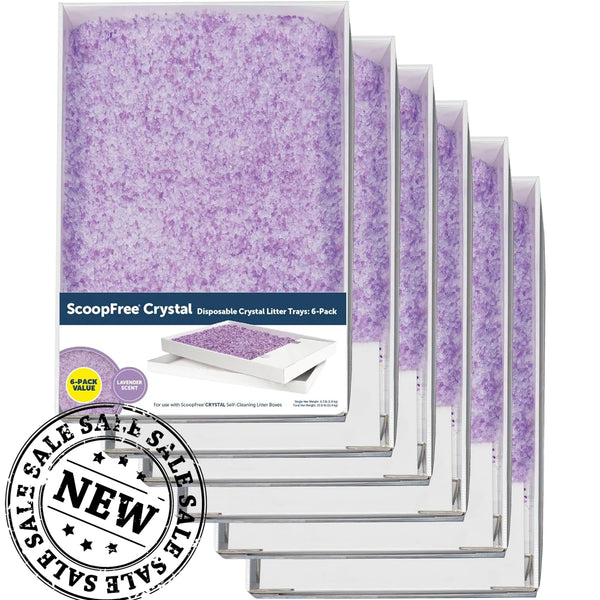 Crystal Cat Litter Tray Refills 6-Pack – 2025