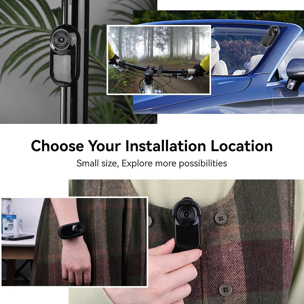 HD 1080P Wireless Pet Collar Camera – No WiFi Needed