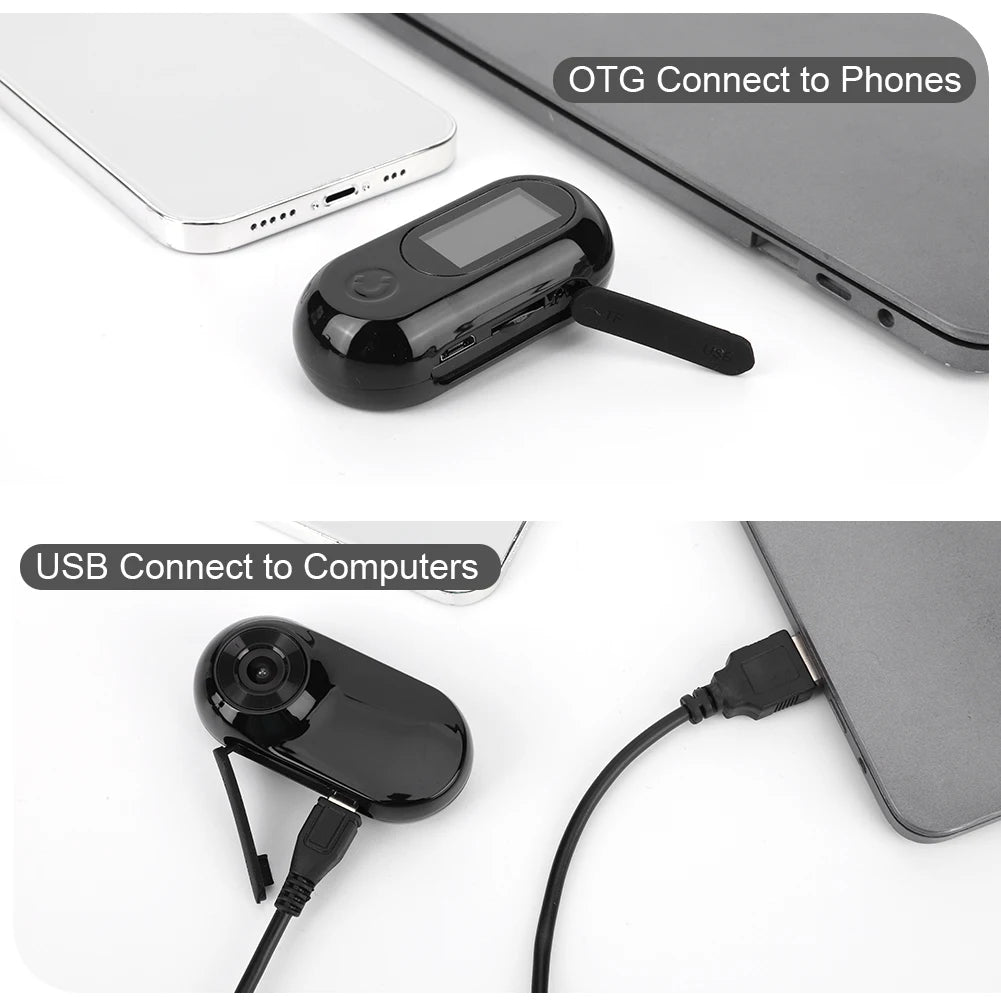 HD 1080P Wireless Pet Collar Camera – No WiFi Needed