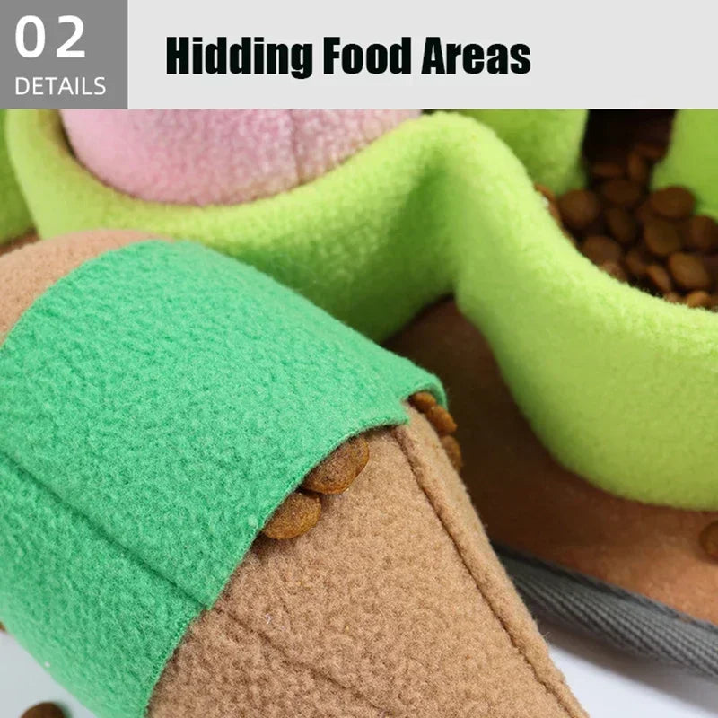 Interactive Puzzle Snuffle Toy for Dogs – Slow Feeder