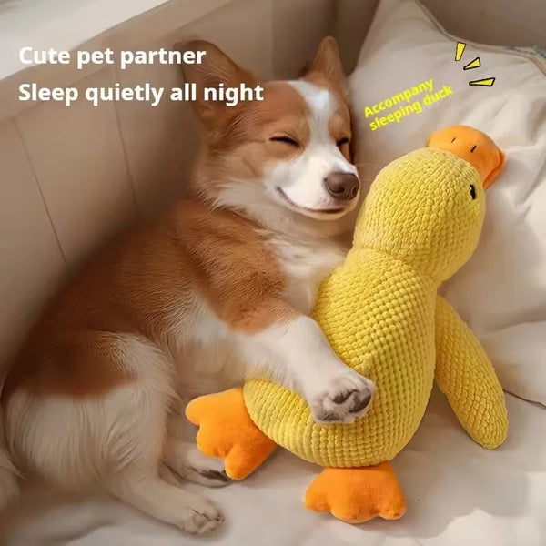 Booteely Plush Dog Toy – Bite-Resistant Duck with Sound