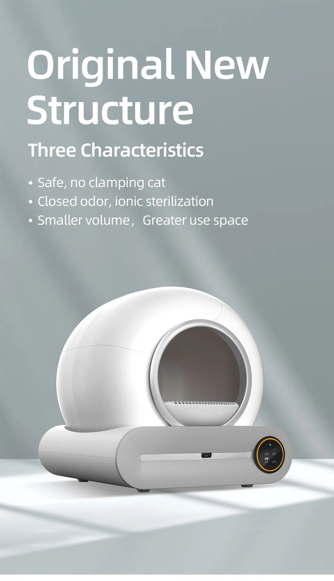 Automatic Smart Cat Litter Box Self Cleaning Fully Enclosed Pet Toilet Litter Tray