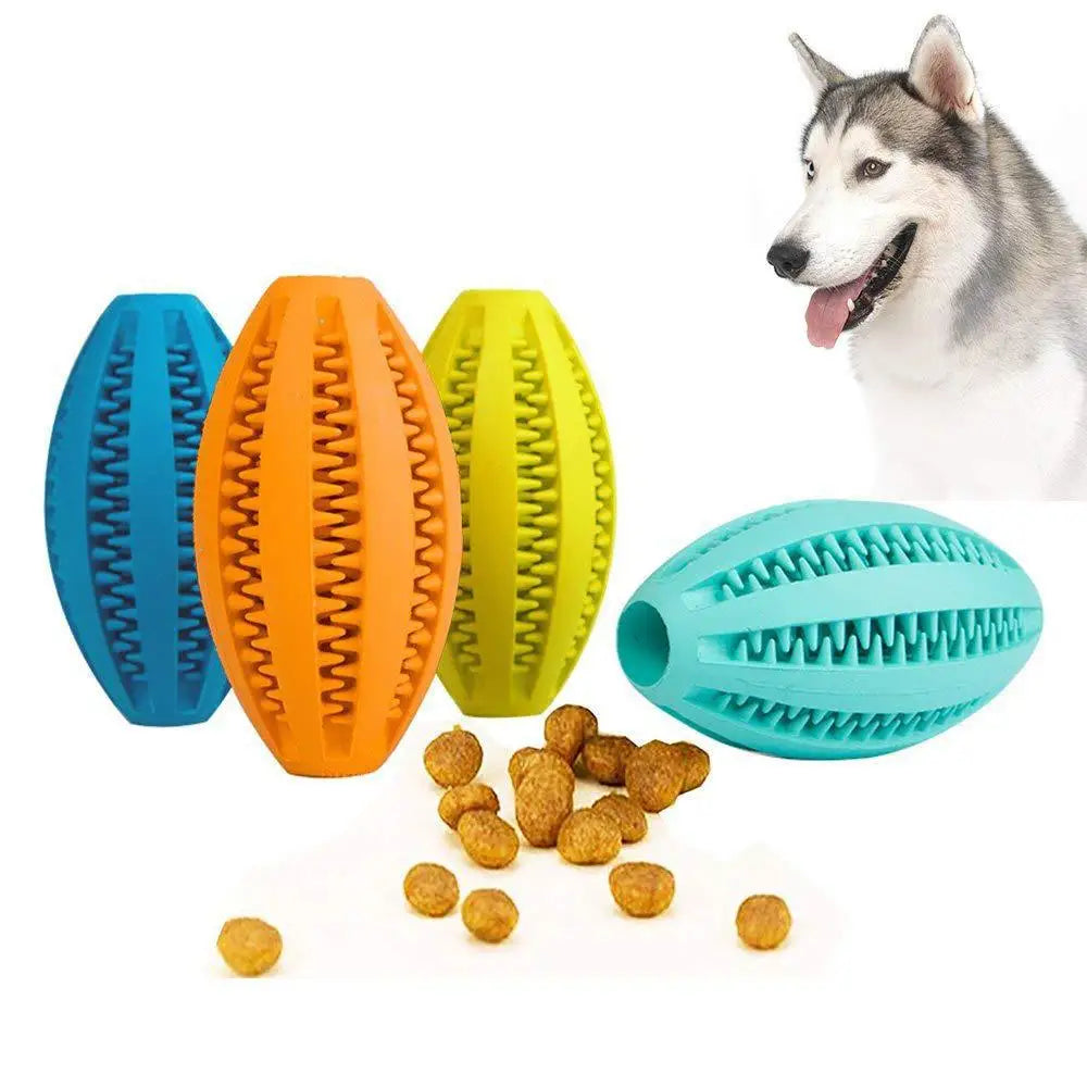 Super Tough Natural Rubber Dog Chew Ball