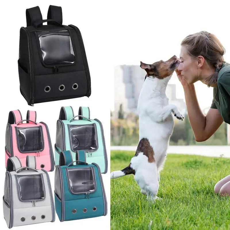 Breathable Pet Backpack Carrier for Cats & Dogs