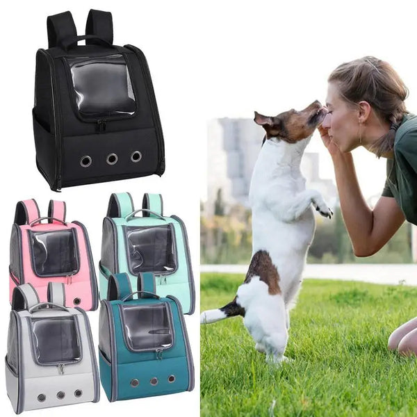 Breathable Pet Backpack Carrier for Cats & Dogs