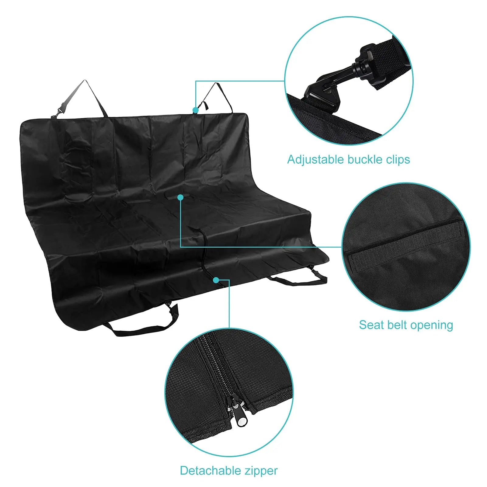 Waterproof Heavy-Duty Dog Car Seat Cover