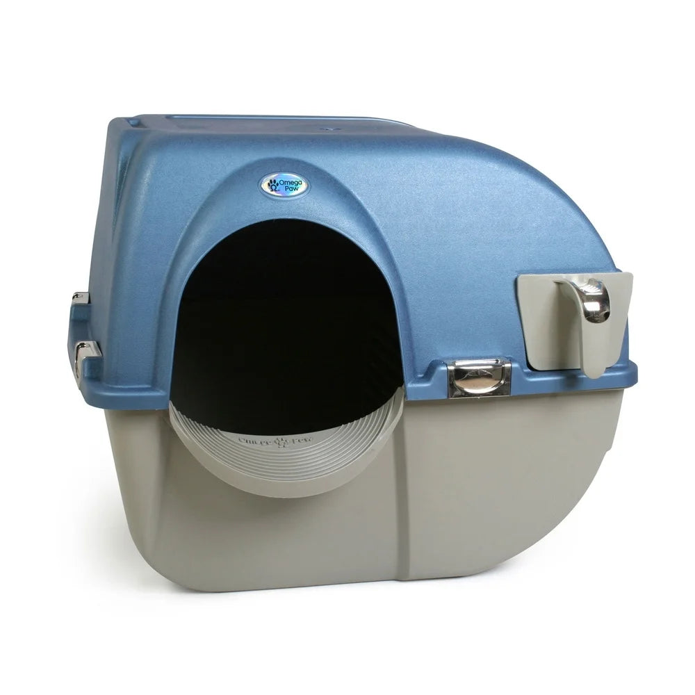 Premium Hooded Self-Cleaning Roll N Clean Litter Box