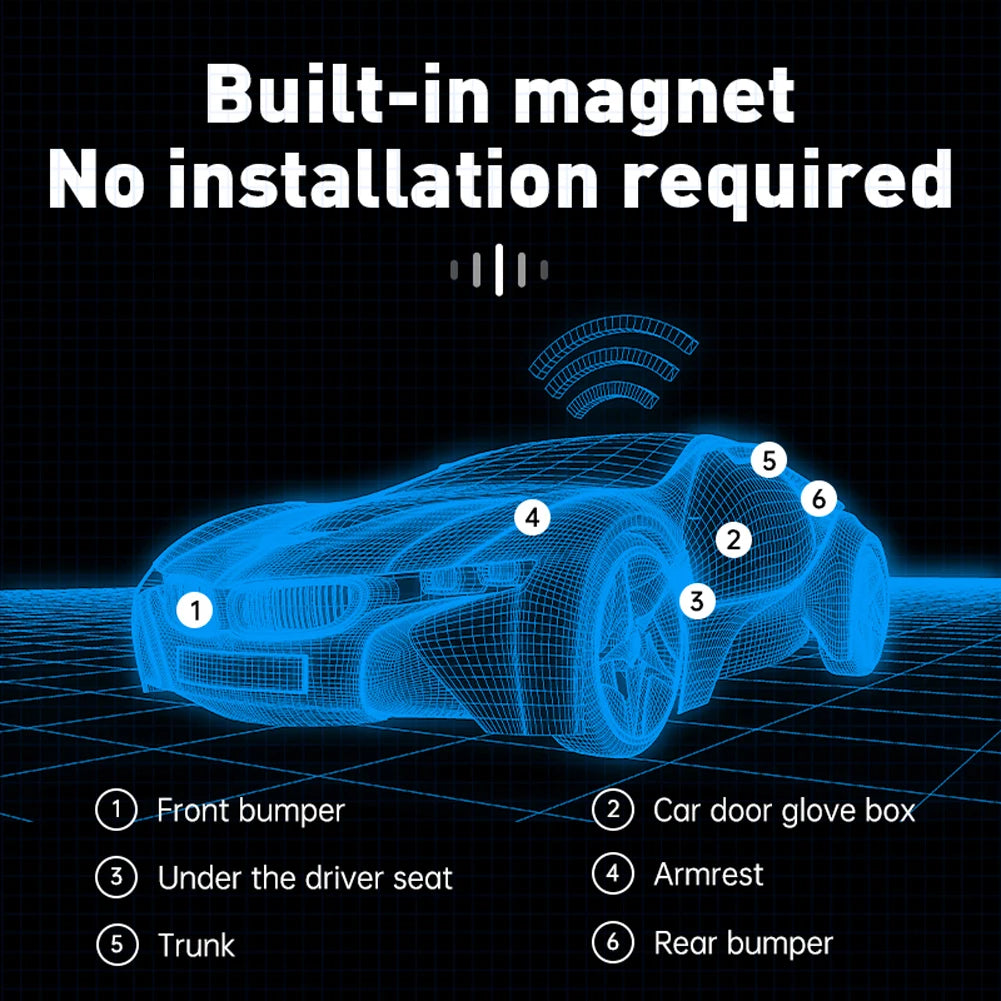 Smart Mini Magnetic GPS Tracker – Real-Time Locator