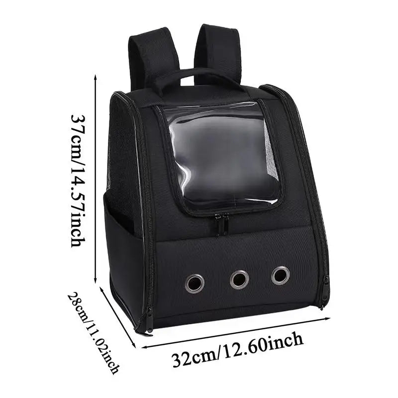 Breathable Pet Backpack Carrier for Cats & Dogs