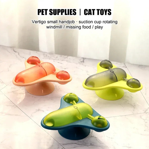 Rotating Flying Chair Interactive Cat Teaser Toy