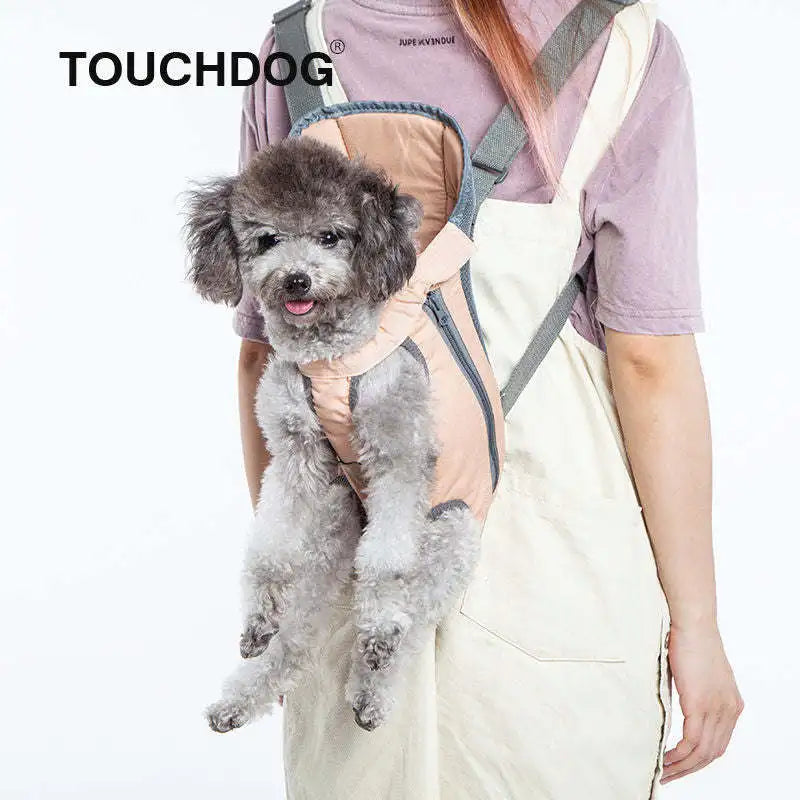 Touchdog Wiggle-Sack Front Backpack Dog Carrier