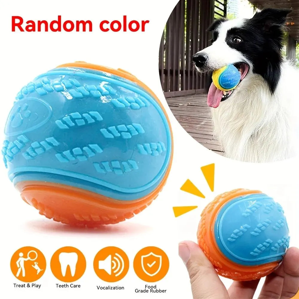 Durable Dog Chew Ball – Teeth Grinding Toy