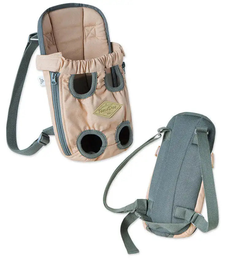 Touchdog Wiggle-Sack Front Backpack Dog Carrier